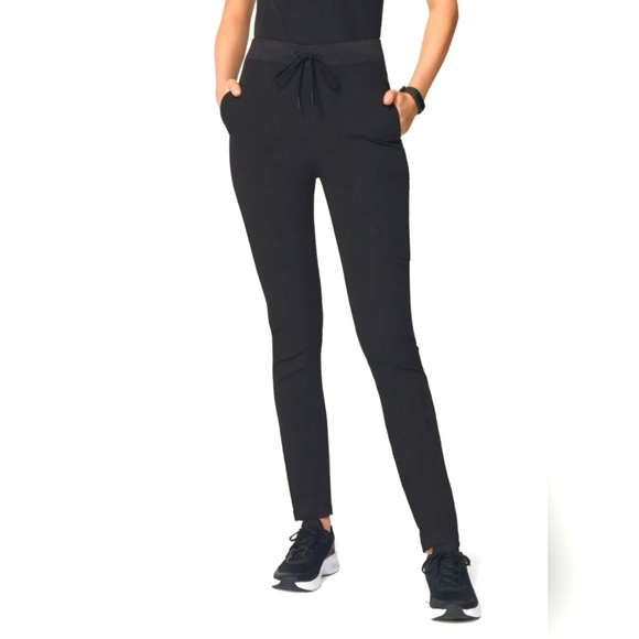 6 Pocket Slim Pants Dahlia From Mandala Scrubs NWT size MP - Picture 1 of 10